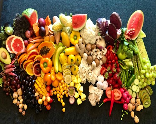 colorful fresh nutrition and daily balance